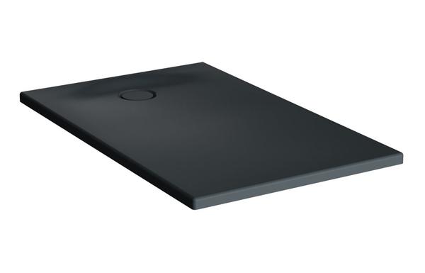VitrA Leaf 1200mm x 750mm Rectangular Tray - Matt Anthracite